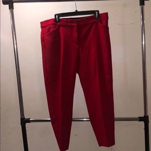 Talbots Red Dress Pants